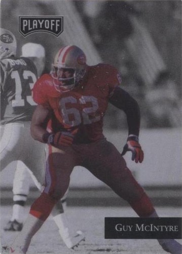 1992 Playoff Guy McIntyre #22