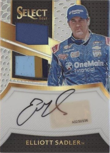 2017 Panini Select - Elliott Sadler #SSD-ES