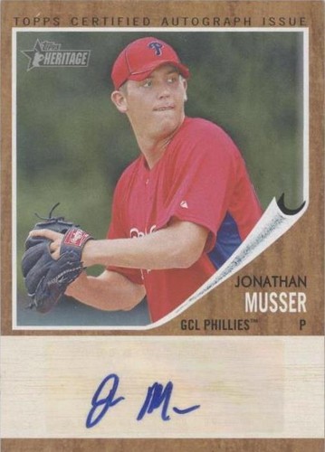 2011 Topps Heritage Minor League Edition - Jonathan Musser #RA-JMU