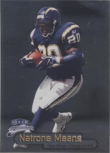 1998 Fleer Brilliants Natrone Means #97