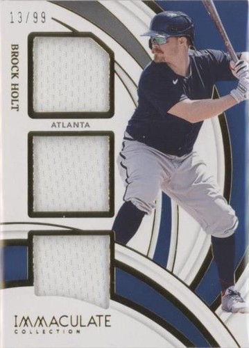 2022 Panini Immaculate Collection - Brock Holt #IMT-BH