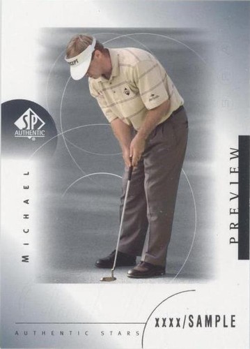 2001 SP Authentic Preview - Michael Clark #37