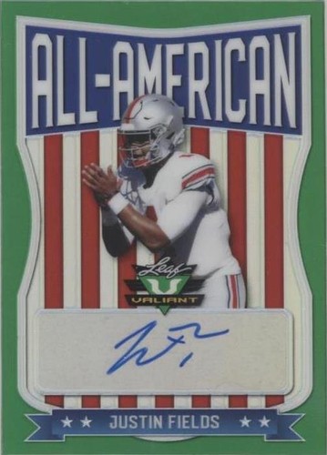 2021 Leaf Valiant Justin Fields #AA-JF1