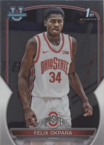 2022-23 Bowman University Chrome - Felix Okpara #94
