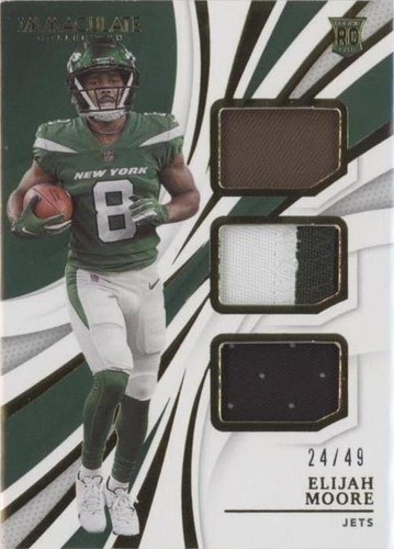 2021 Panini Immaculate Collection Elijah Moore #ITJ-EM