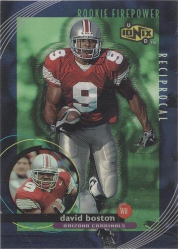 1999 UD Ionix David Boston #R75