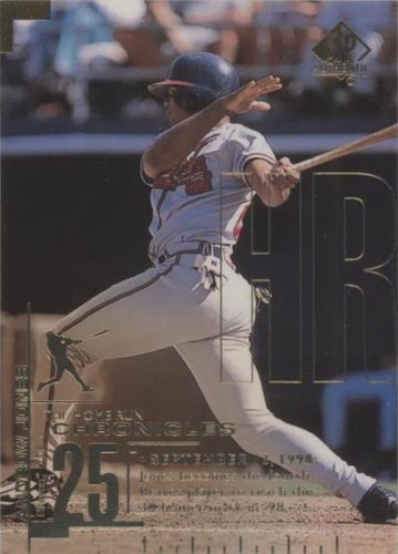 1999 SP Authentic - Andruw Jones #HR30