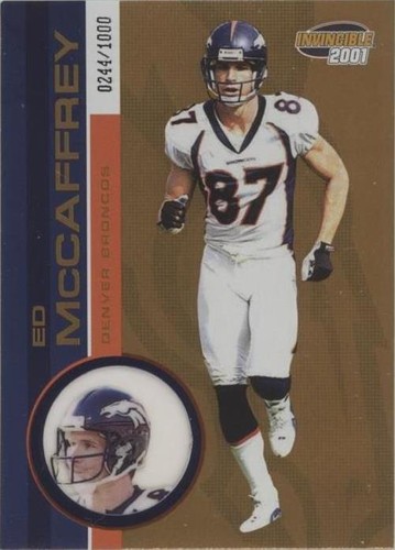 2001 Pacific Invincible Ed McCaffrey #76
