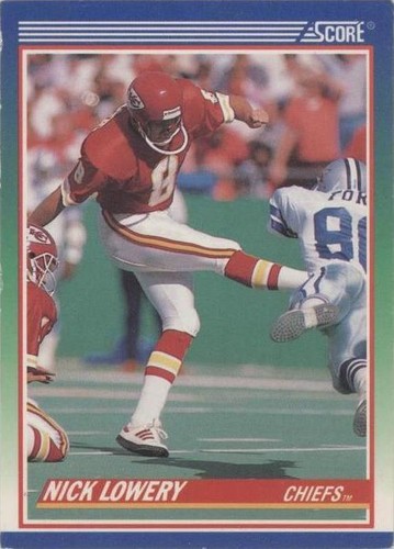 1990 Score Nick Lowery #372
