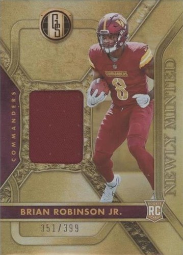 2022 Panini Gold Standard Brian Robinson Jr. #NMM-BRO