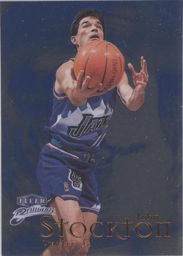 1998-99 Fleer Brilliants - John Stockton #99B