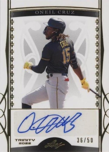 2022 Leaf Trinity - Oneil Cruz #BA-OC1