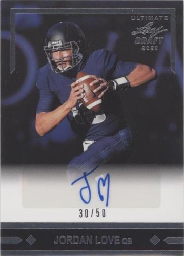 2020 Leaf Ultimate Draft Jordan Love #91-JL1