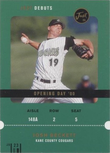 2000 Just Minors - Josh Beckett #JD23