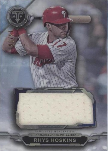 2019 Topps Triple Threads - Rhys Hoskins #SJR-RH3