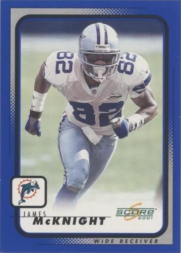 2001 Score James McKnight #55