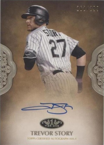 2019 Topps Tier One - Trevor Story #PPA-TS