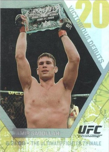 2009 Topps UFC Round 1 - Amir Sadollah #VD17