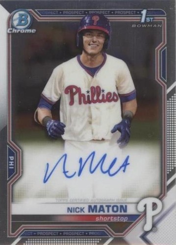 2021 Bowman - Nick Maton #CPA-NM