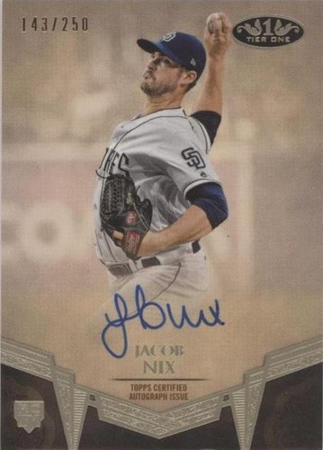 2019 Topps Tier One - Jacob Nix #BA-JN