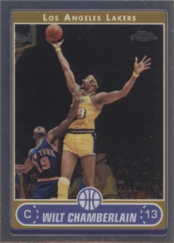 2006-07 Topps Chrome - Wilt Chamberlain #154
