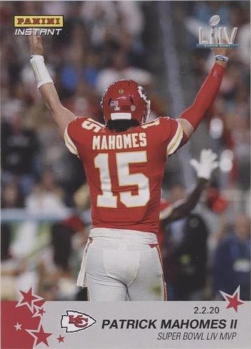 2019 Panini Instant NFL Patrick Mahomes II #186