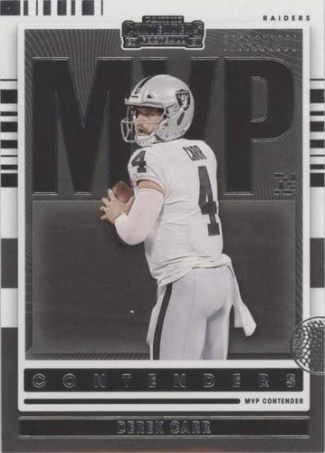 2021 Panini Contenders Derek Carr #MVP-DCA