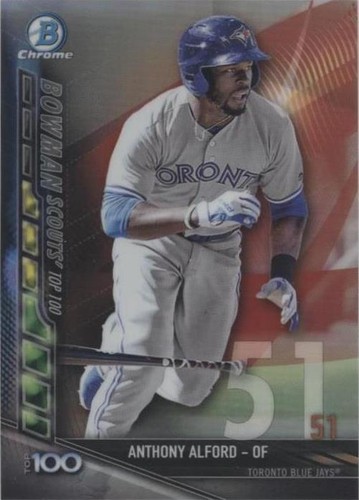 2017 Bowman - Anthony Alford #BTP-51