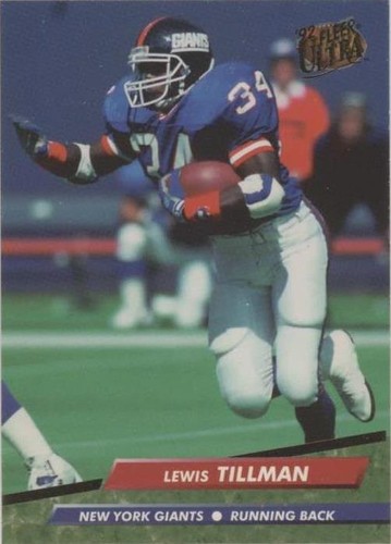 1992 Fleer Ultra Lewis Tillman #288
