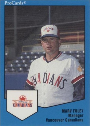 1989 ProCards Minor League Team Sets - Marv Foley #573