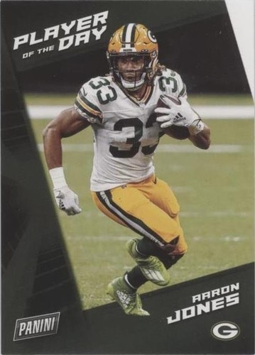 2021 Panini Player of the Day Aaron Jones #39