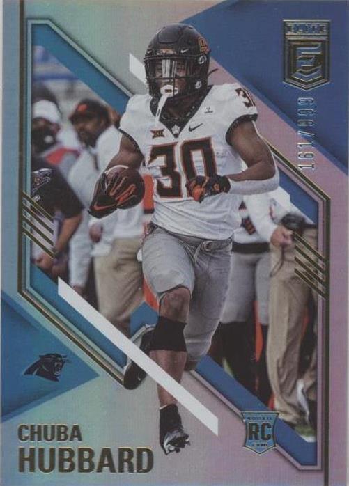 2021 Panini Donruss Elite Chuba Hubbard #132