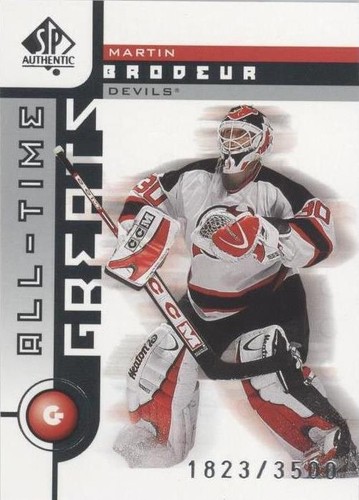 2001-02 SP Authentic - Martin Brodeur #102