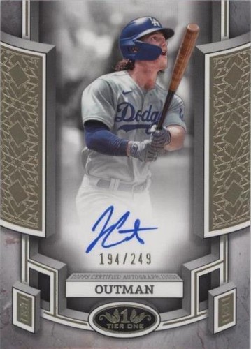 2024 Topps Tier One - James Outman #BOA-JO