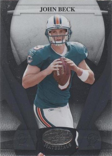 2008 Leaf Certified Materials John Beck #72