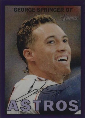 2016 Topps Heritage - George Springer #THC-390