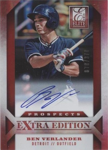 2013 Panini Elite Extra Edition - Ben Verlander #176