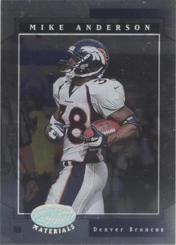 2001 Leaf Certified Materials Mike Anderson #66