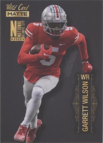 2022 Wild Card MATTE National Convention Garrett Wilson #MBN-11