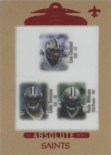 1999 Playoff Absolute SSD Cam Cleeland Eddie Kennison Ricky Williams #148