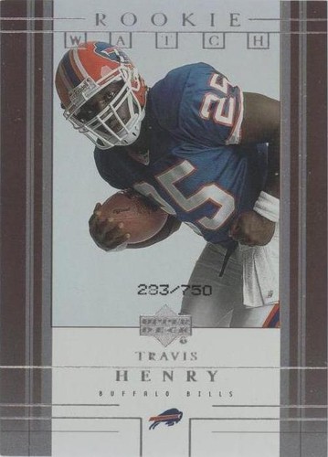2001 Upper Deck Rookie F/X Travis Henry #331