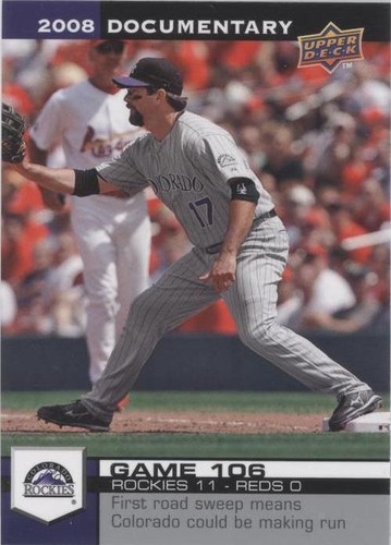2008 Upper Deck Documentary - Todd Helton #3120