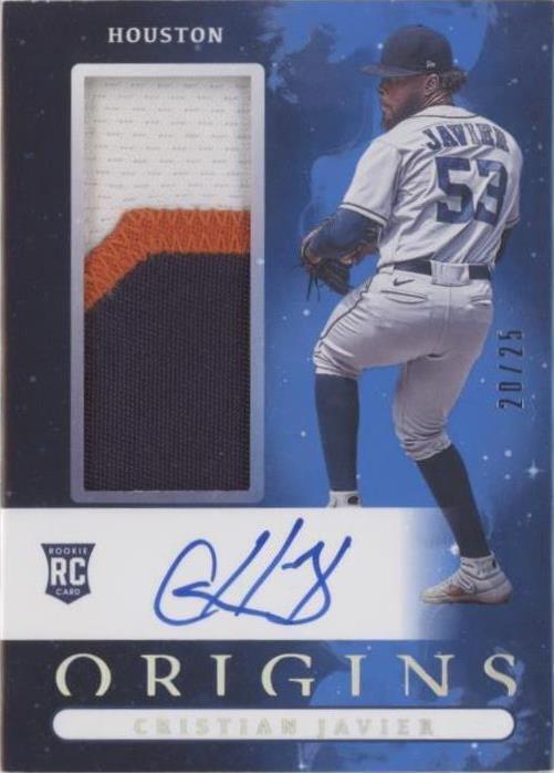 2021 Panini Chronicles - Cristian Javier #OJA-CJ