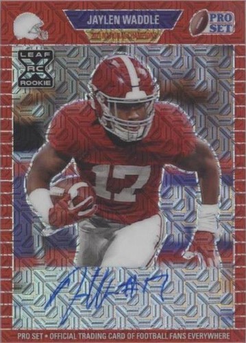 2021 Leaf Pro Set Metal Jaylen Waddle #PA-JW1