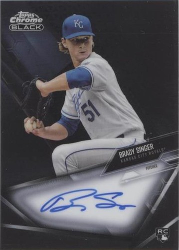 2021 Topps Chrome Black - Brady Singer #CBA-BSI