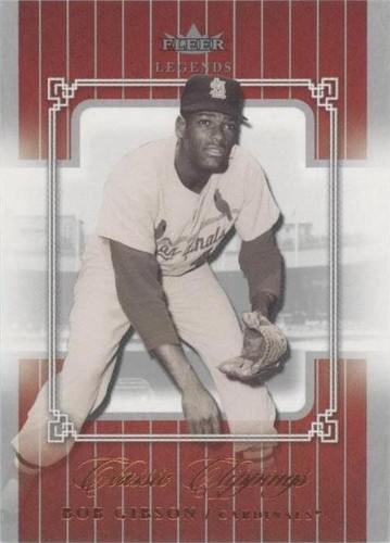 2005 Fleer Classic Clippings - Bob Gibson #82