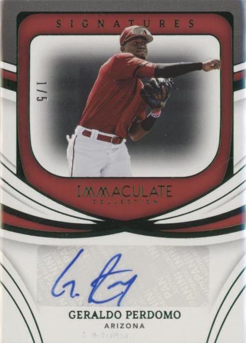 2022 Panini Immaculate Collection - Geraldo Perdomo #IS-GP