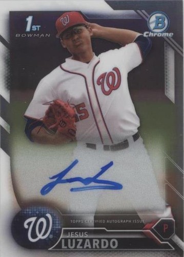 2016 Bowman Draft - Jesus Luzardo #CDA-JLU