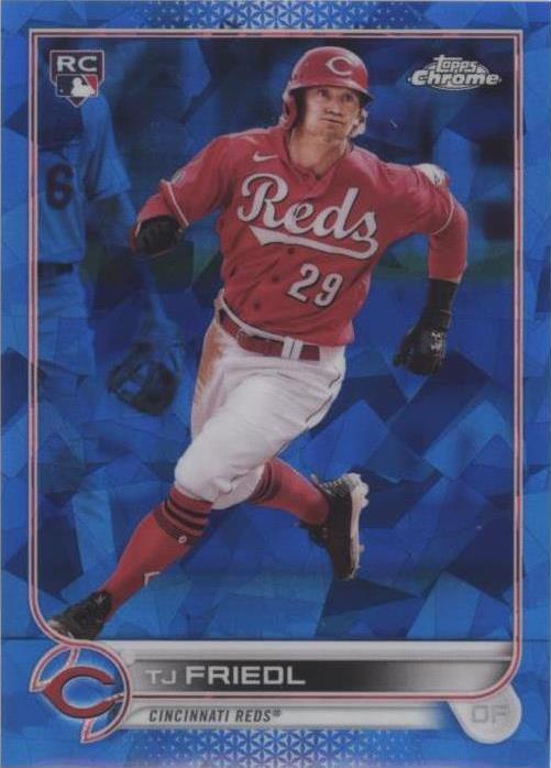 2022 Topps Chrome Sapphire Edition - T.J. Friedl #546