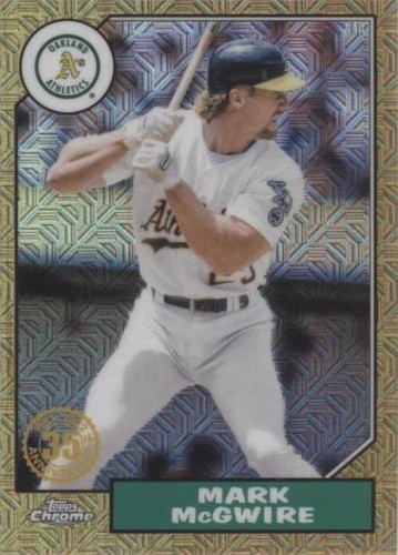 2022 Topps Series 1 - Mark McGwire #T87C-80